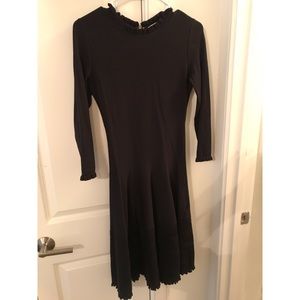 Kate spade black long sleeve sweater dress.